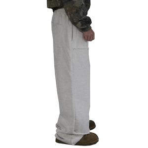 Pantalon de jogging unisexe décontracté et confortable à coupe large, 100 % coton, double épaisseur aux genoux, avec logo personnalisé, service OEM, vente en gros - Product Image 2