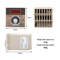 Termostato Digital Universal TUOBANG 72VD 110V/220VAC OEM/ODM, Controlador de Temperatura con Perilla Mecánica para Horno Industrial
