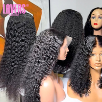 Perruques Lace Front HD 250 densité, noires naturelles, lisses, pour femmes, perruque de cheveux humains 13x4, pré-épilée, sans colle, perruques frontales en dentelle