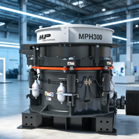 Concasseur à cône hydraulique multicylindre à particules cubiques uniformes de haute qualité, série MHP, pour la production d'agrégats de construction