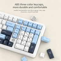 Clavier mécanique AJAZZ AK980, 87 touches, rétroéclairage RVB, USB Type-C, filaire, programmable, pour jeux, e-sport, bureau, ordinateur