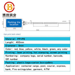 Con dấu nhựa Giá Nhà sản xuất Bình chữa cháy Con dấu nhựa Dây Con dấu nhựa - Product Image 5