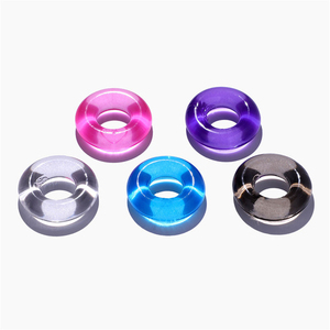 Delayed Penis Ring Crystal Ring Color Random Silicone Ring Male - Product Image 1