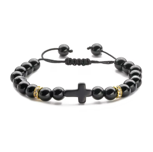 <span class=keywords><strong>Croix</strong></span> en cristal personnalisée pour bracelet Bracelets boule tissée en pierre naturelle à <span class=keywords><strong>la</strong></span> mode Breloque classique <span class=keywords><strong>La</strong></span> <span class=keywords><strong>Croix</strong></span> - Product Image 6