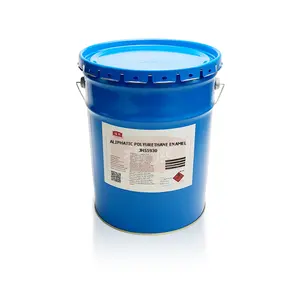 Solvent Borne Acrylic Polyol And Aliphatic Isocyanate Polyurethane Enamel Paint UV Resistant For Metal Wood and Floor