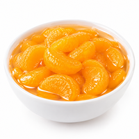Segmentés d'orange mandarine en conserve 850g en sirop léger Marque privée Taille personnalisée Vente en gros Usine Fabricant Fournisseur