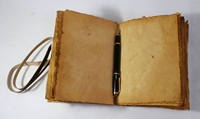 Journal en cuir véritable de style antique en relief du célèbre Game of Thrones très spécial look vintage