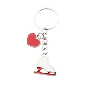 Jeu <span class=keywords><strong>de</strong></span> <span class=keywords><strong>Ski</strong></span> d'hiver <span class=keywords><strong>flocon</strong></span> <span class=keywords><strong>de</strong></span> neige chaussures <span class=keywords><strong>de</strong></span> sport Skate porte-clés - Product Image 4