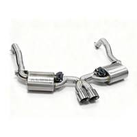 Sistem Knalpot Valvetronic Catback untuk Porsche Boxster Cayman S 987.2 3.4 2009-2012 Performa Muffler 1:1 Pemasangan Sempurna