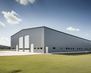 Estructura de Acero Prefabricada de Fácil Ensamblaje y Bajo Costo para Construcción de Cobertizo Metálico, Almacén y Taller - Product Image 3