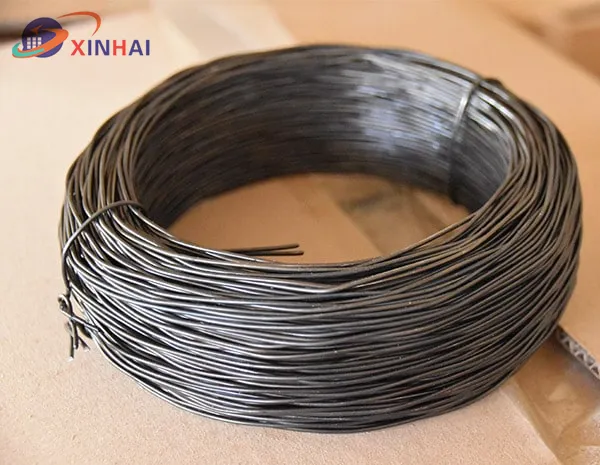BWG18 1.24mm Black annealed twist wire double wire for Brasil black binding small coil black annealed wire in Good Price