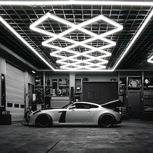 Haute CRI 6500K Auto Spa Industrial Detailing Garage <span class=keywords><strong>Neon</strong></span> Car Wash Beauty Lamp Working Light pour des performances optimales - Product Image 5