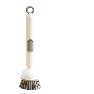 Brosse de nettoyage de cuisine en plastique spéciale, manche long, liquide ajouté, rotation, pot antiadhésif, huile, lavage multifonctionnel, ménage - Product Image 5