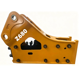 Martillo Hidráulico Silencioso de Tipo Lateral en Stock para Excavadoras de 5-9 Toneladas, Demolición Urbana, Garantía de Calidad, Minería de Roca en Triángulo - Product Image 1