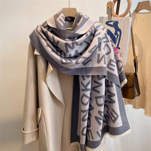 Fabricante nueva bufanda <span class=keywords><strong>de</strong></span> moda <span class=keywords><strong>para</strong></span> mujer vestido <span class=keywords><strong>de</strong></span> noche <span class=keywords><strong>fiesta</strong></span> Pashmina lana diseñador bufanda <span class=keywords><strong>de</strong></span> invierno - Product Image 6