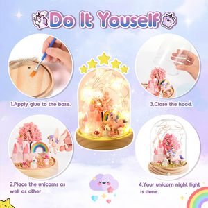 Idées de cadeaux personnalisées Kits d'artisanat licorne pour enfants de 3 à 8 ans - Jouets et <span class=keywords><strong>jeux</strong></span> faits à la main pour filles Cadeau pour enfants - Product Image 3