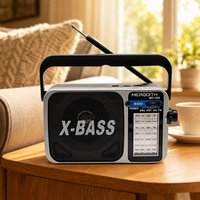 Radio portable avec logo personnalisé, fabrication OEM directe d'usine, AM FM, ondes courtes SW1 SW2, rechargeable par USB, lampe torche LED, vente en gros