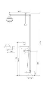 <span class=keywords><strong>Laboratorio</strong></span> Acero inoxidable Ácido Combinación <span class=keywords><strong>DE</strong></span> EMERGENCIA Pedestal <span class=keywords><strong>DE</strong></span> SEGURIDAD <span class=keywords><strong>Ducha</strong></span> <span class=keywords><strong>de</strong></span> lavado <span class=keywords><strong>de</strong></span> <span class=keywords><strong>ojos</strong></span> - Product Image 6