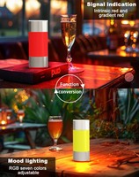 Lampe de service sans fil moderne pour restaurant, lampe de signalisation LED pour serveur, lampe de bureau portable rechargeable pour hôtel, bar, café