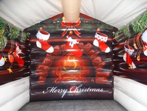 Cabane gonflable de noël, maison Igloo, en plein air, pour décoration de vacances - Product Image 6