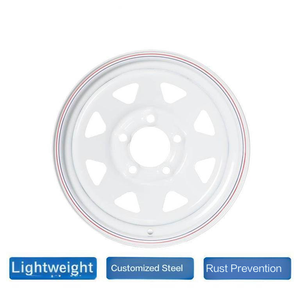 <span class=keywords><strong>Roue</strong></span> de <span class=keywords><strong>remorque</strong></span> en acier 4Jx12 <span class=keywords><strong>pouces</strong></span> 5-114.3 modèle de boulon pour voitures de tourisme et camions Modification tout-terrain à <span class=keywords><strong>4</strong></span>/5 <span class=keywords><strong>trous</strong></span> - Product Image 2