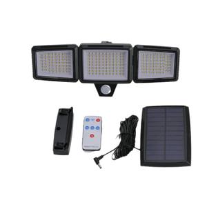 <b>Solar</b> Outdoor LED <b>Light</b> 210 Leds Split Type With Remote Control And Motion Sensor For Courtyard <b>Street</b> Lighting - Product Image 1