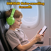 Casque de protection OEM avec protection auditive, bandeau pour enfants, écouteurs SNR 30dB, couleur verte, protège-oreilles pour enfants autistes