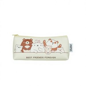 Customizable Kawaii Design PU Leather Pencil Case Large Capacity <b>School</b> Pouch for Students Boys and Girls Custom Pencil <b>Bag</b> - Product Image 5