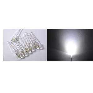 उच्च चमक F3 <span class=keywords><strong>3</strong></span> मिमी 6500k सफेद नेतृत्व 8000mcd के लिए छेद के माध्यम से - Product Image 3