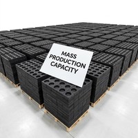 Insert en mousse moulée en polyuréthane haute densité sur mesure pour pot de matériel, produit cosmétique, emballage antichoc