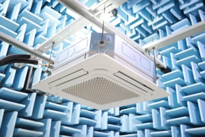 Ek Bốn Cách Cassette Chia Điều Hòa Không Khí Fcu 220V <span class=keywords><strong>AC</strong></span> Trần Cuộn Dây Quạt Đơn Vị Cho Khách Sạn Nhà Hàng Hvac Hệ Thống Bơm Làm Mát - Product Image 5