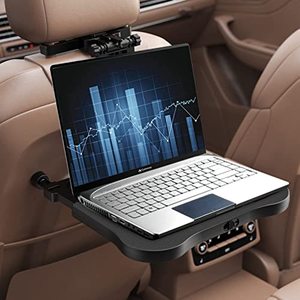Car Back Seat Tray Table Stable Eating Working with Phone Holder for Laptop iPad Auto Backseat Trays <b>Desk</b> for Rear Passenger - Product Image 4