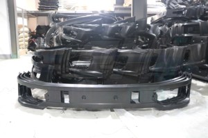 VW TRANSPORTER Accessories <strong>T5</strong> SPORTLINE STYLE FRONT BUMPER LIP SPOILER WITH FOG LAMP COVER Parts Car Bumpers VOLKSWAGEN Multivan - Product Image 5