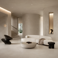 Microciment écologique prêt à l'emploi, antidérapant, micro-finition, finition en béton décoratif pour la décoration des sols et des murs intérieurs