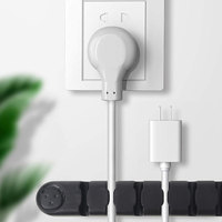 Clips de fixation pour câbles, organisateur de cordons à visser, pince de gestion de câbles en silicone, support de câbles
