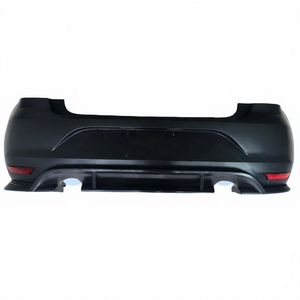 Paraurti Posteriore 6C6 807 421 per <span class=keywords><strong>POLO</strong></span> <span class=keywords><strong>2010</strong></span> - 2014 - 2016, Kit Carrozzeria GTI Aggiornato con Doppio Scarico - Product Image 1