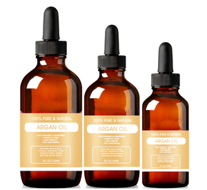 Argan <strong>Oil</strong> of Morocco 4oz - Carrier <strong>Oil</strong> for Dry, Damaged &amp;Coarse <strong>Hair</strong> Pure <strong>Moroccanoil</strong> Cold Pressed for Body &amp;face - Product Image 1