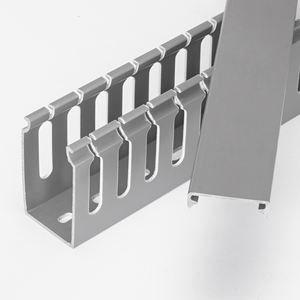 Conducto perforado de PVC Inserto de empalme lateral rompible Cable fácil Diente ancho para una gestión eficiente de cables Canalización de cables de PVC - Product Image 3