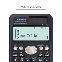Calculatrice scientifique multifonctionnelle CTIFREE 991ES PLUS pour les examens des étudiants