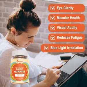 Meelefu Blaubeer-Augenpflege-Gummis Lutein-Gummis mit Zeaxanthin Unterstützt die Gesamte Augengesundheit, Sehkraft & Makuläres Netz - Product Image 2