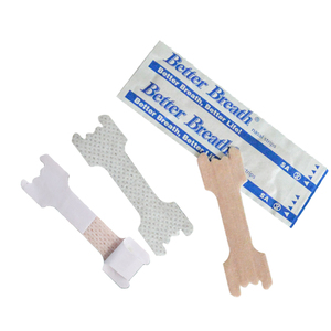 Tiras rectas de fuerza externa japonesas de colores Extra transpirables, dilatador de Color negro para piel, tiras nasales de respiración a granel - Product Image 2