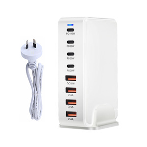 Phổ Adapter 240W 8-Cổng Gan Sạc Du Lịch Nhanh Chóng Trạ<span class=keywords><strong>m</strong></span> Sạc Cho <span class=keywords><strong>M</strong></span> Cuốn Sách Pro/Không Khí Ipad <span class=keywords><strong>iPhone</strong></span> 15 14 13 Pro Max - Product Image 1