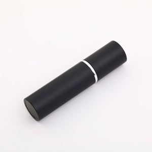 Portable 5ml Aluminium Perfume Glass Atomizer Round Design With Pump Sprayer Refillable Support Print Logo - Product Image 2