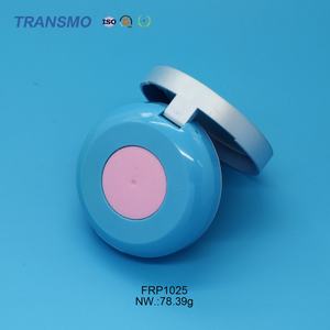 Caja de polvo compacto vacía de plástico transparente para colorete - Product Image 3