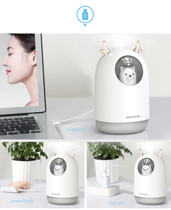 Pet Polar Siêu Âm 300Ml Dễ Thương Mini Siêu Âm <span class=keywords><strong>Bear</strong></span> Tạo Độ Ẩm Cho Phòng Ngủ Với 7 Màu Led Light <span class=keywords><strong>Humidifier</strong></span> Máy Giặt Không Khí - Product Image 2