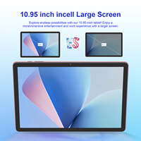 C Idea Factory Tableta Android 15 DE 10,95 pulgadas para adultos Quad Core MTK 8GB ROM 1TB RAM 10000mAh Pantalla táctil Modelo DE Pestaña para juegos
