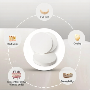 Disco de Zirconia CAD CAM de 95mm/98mm para Laboratorio Dental, Materiales de Odontología para Coronas y Puentes - Product Image 6