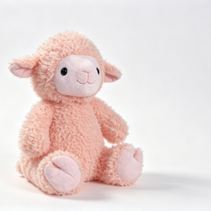 Oveja de peluche personalizada, oveja de peluche rosa, juguete de cordero sentado, lindo cordero de peluche - Product Image 5