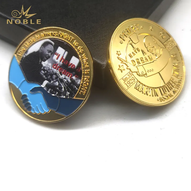 Maß gefertigte Münze Martin Luther King Souvenir Coin