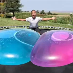 Syh55 bola gelembung luar ruangan anak-anak lucu mainan kolam tiup bola air lembut karet pantai Jelly Wubble bola gelembung